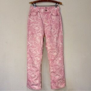 Urban Outfitters BDG High Rise Pink Diamond Cowboy Jeans Size 28